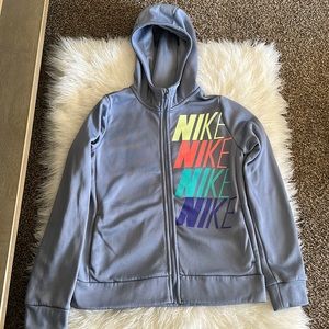 Nike dri fit zip up hoodie